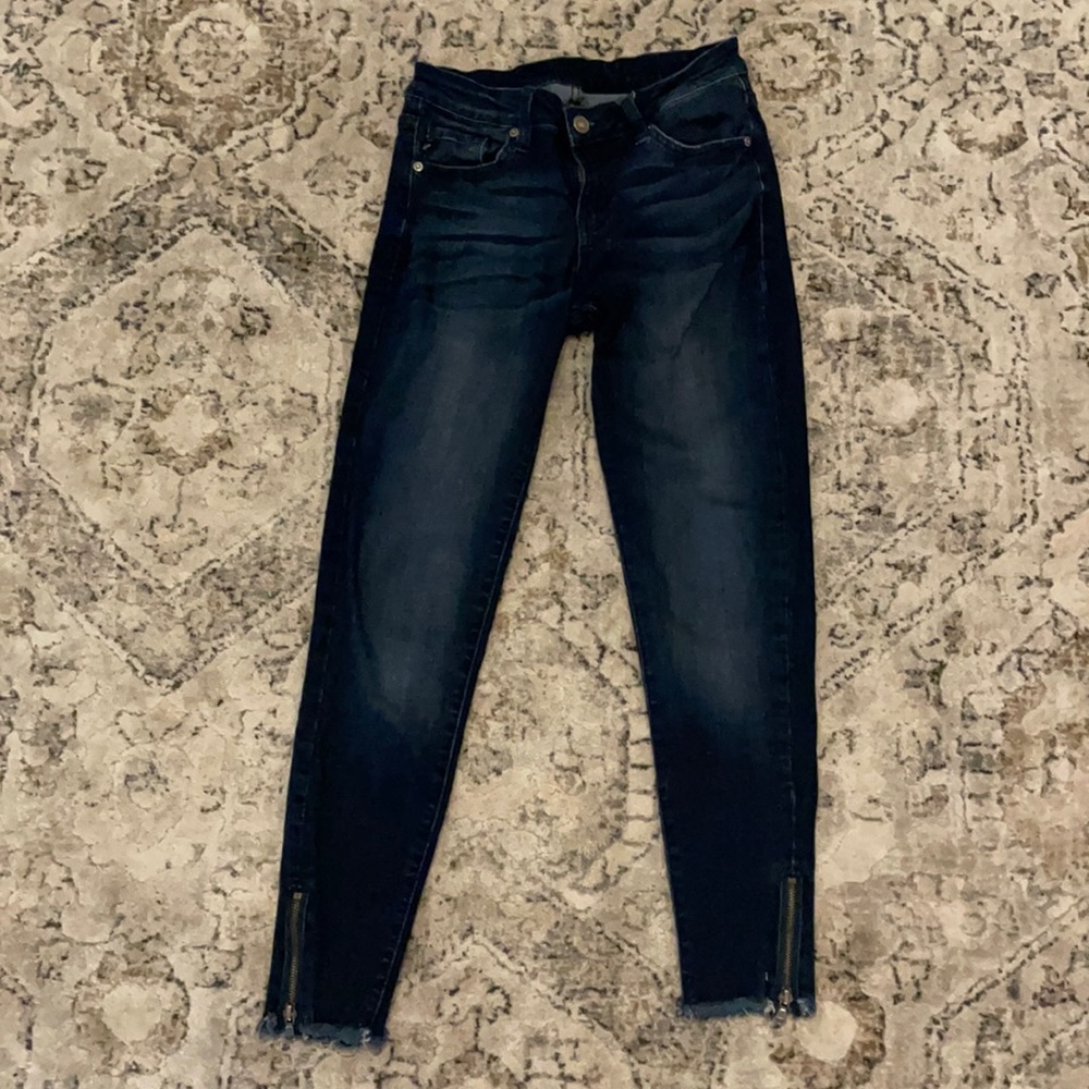 Kan Can Skinny Jeans Size 4 Dark Wash